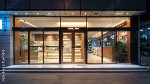 Modern Storefront of a Bakery