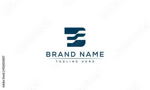 Logo design letter B . Elegant modern. Vector template.