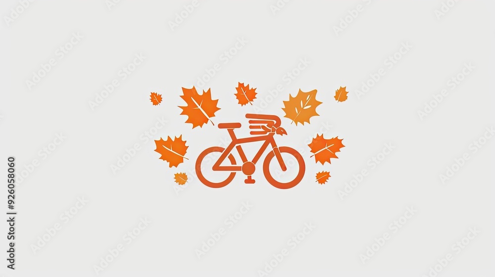 Fototapeta premium a bicycle with a basket