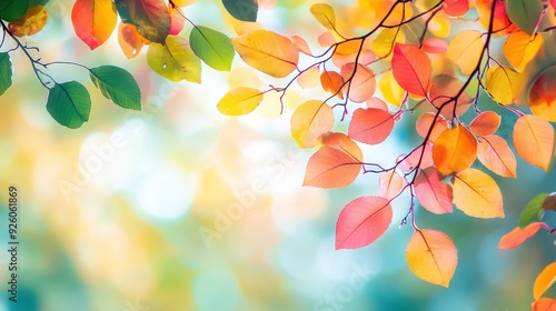 Macro shot of colorful leaves, emphasizing the swirling motion as they fall, Double exposure silhouette with a serene forest background