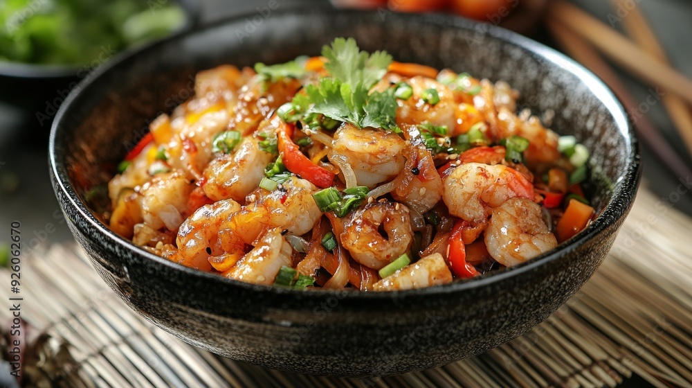 Delicious Stir-Fried Shrimp Delicious Stir-Fried Shrimp