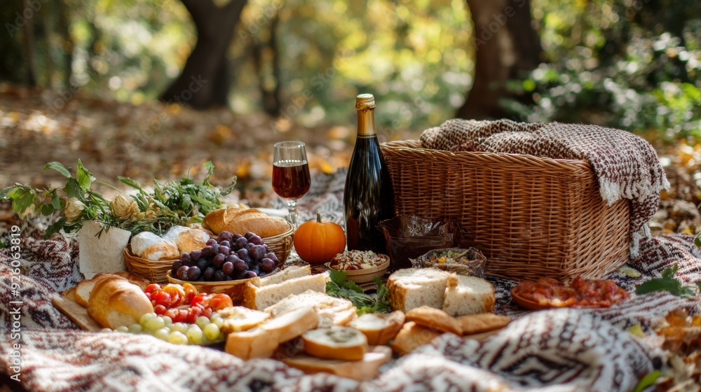 Autumn Picnic in the Woods Autumn Picnic in the Woods