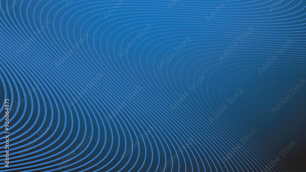 Blue gradient background with stripes curve line for backdrop or presentation Blue gradient background with stripes curve line for backdrop or presentation