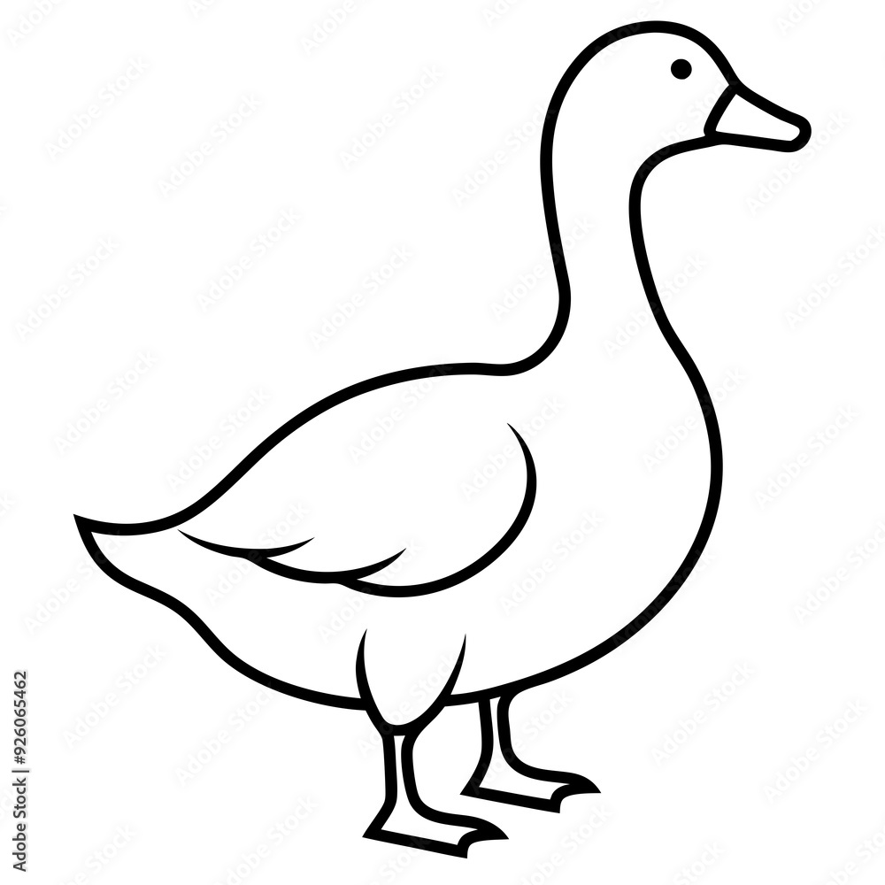 Goose Silhouette Vector Line Art | High-Quality Graphic Design Illustration Goose Silhouette Vector Line Art | High-Quality Graphic Design Illustration