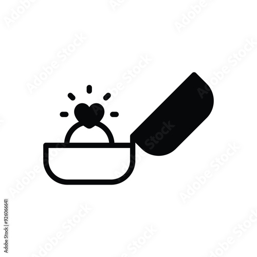 Engagement vector icon