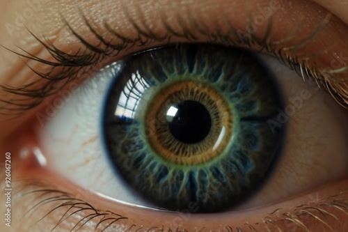 close up of eye