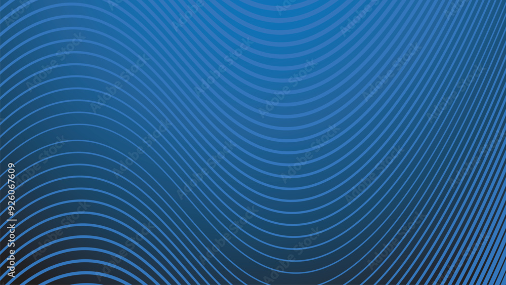 Blue gradient background with stripes curve line for backdrop or presentation Blue gradient background with stripes curve line for backdrop or presentation