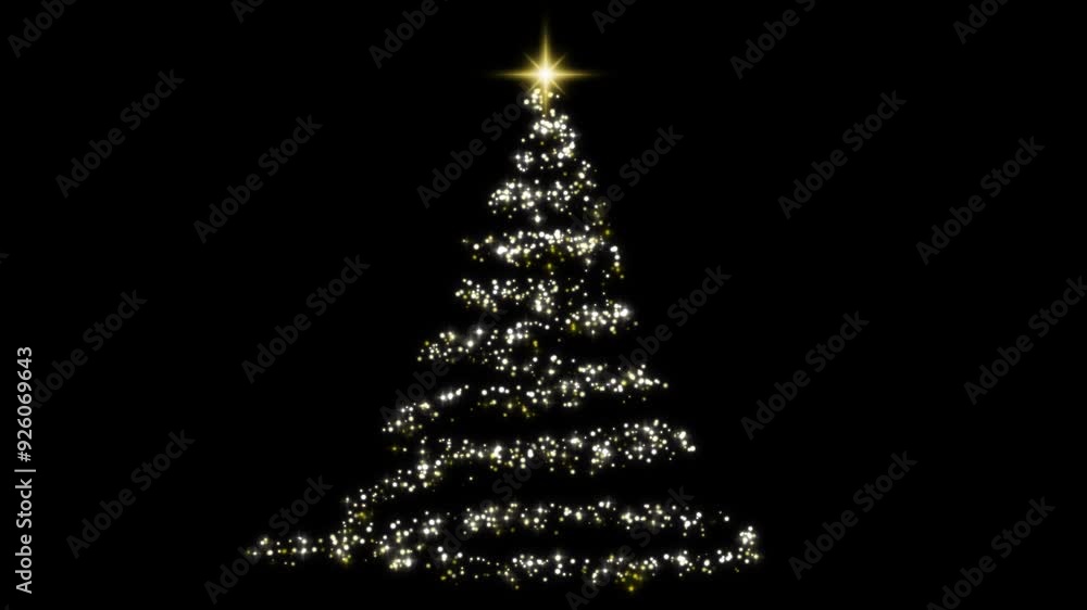 christmas tree with particle twinkle light christmas tree with particle twinkle light
