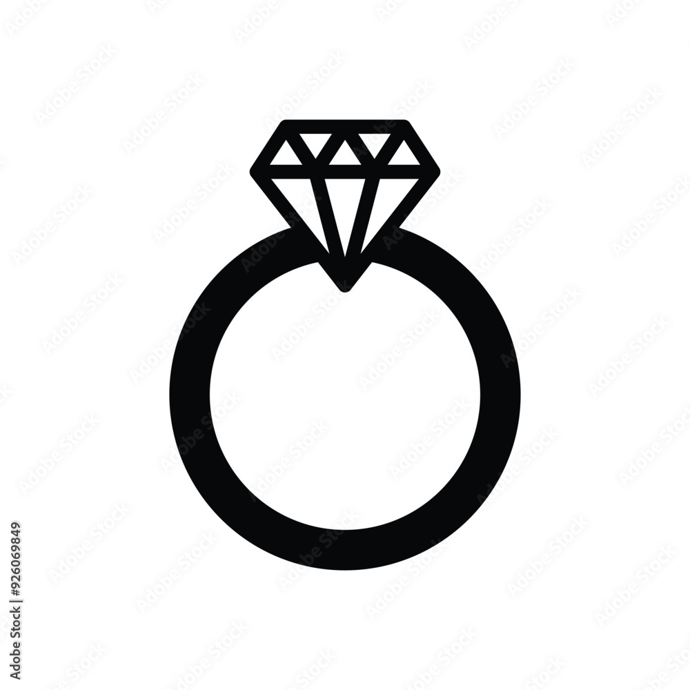 Rings vector icon Rings vector icon