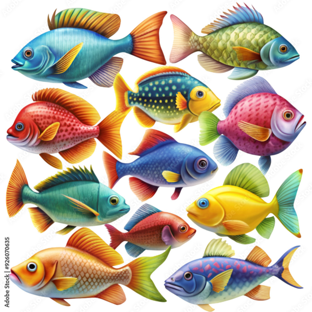 Fototapeta premium Marine Fish isolated