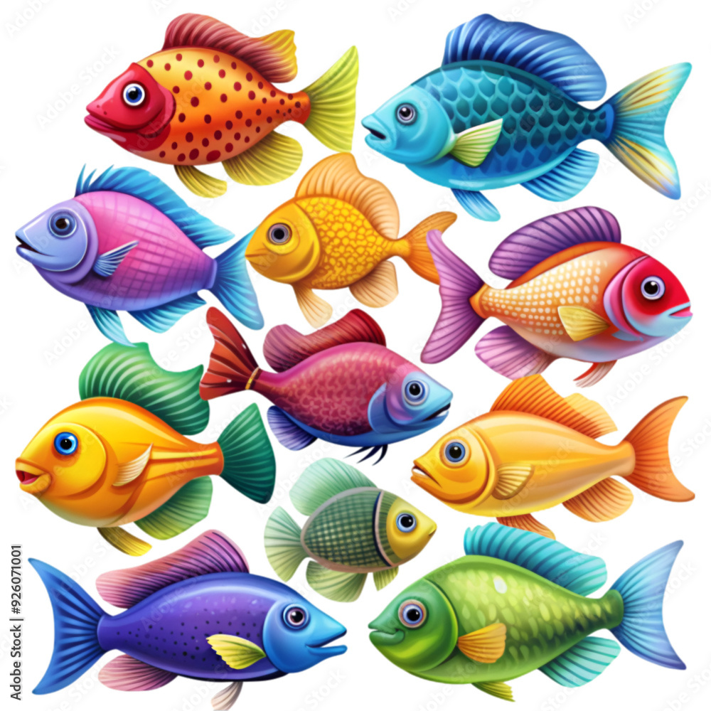 Marine Fish isolated Marine Fish isolated