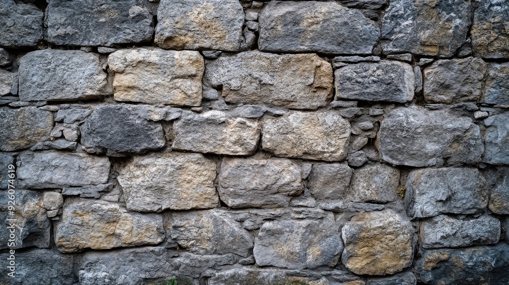 A rustic, stone wall background with a rough texture, ideal for natural and historical themes A rustic, stone wall background with a rough texture, ideal for natural and historical themes