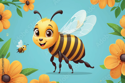 bees and honey flower wing