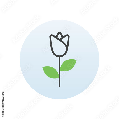 Flower vector icon