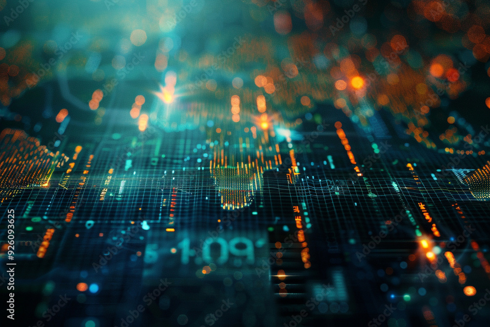 Abstract Digital Data Visualization Abstract Digital Data Visualization