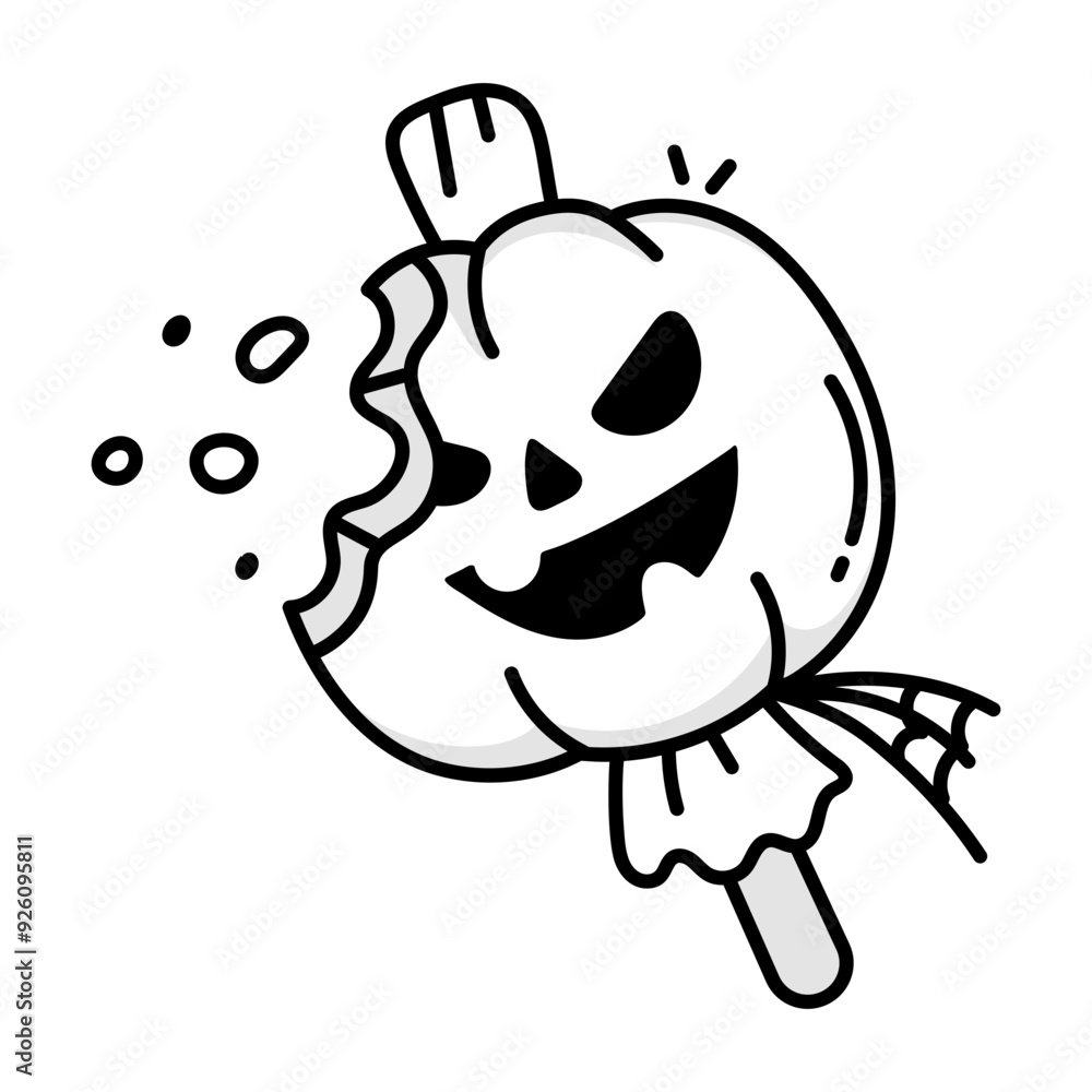 Hand drawn icon of halloween treat
Hand drawn icon of halloween treat