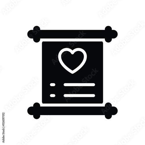 Wedding Vows vector icon