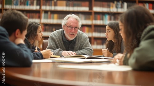 Professor Leading a