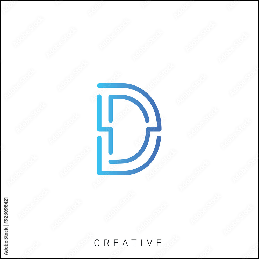 D Creative Latter Logo Design. By Custom Branding Logo. Creative Logo Design. Logo Template. Vector illustration. Modern Design. Monogram Design D Creative Latter Logo Design. By Custom Branding Logo. Creative Logo Design. Logo Template. Vector illustration. Modern Design. Monogram Design