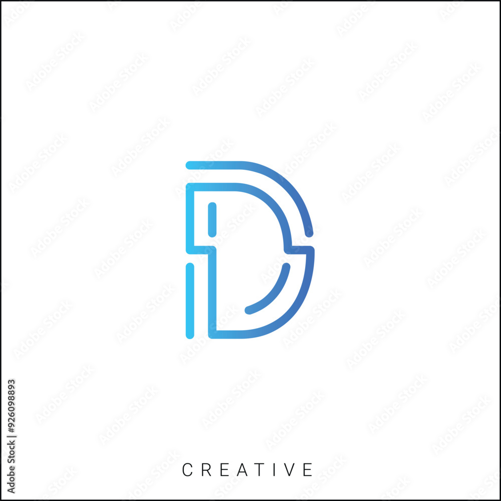 D Creative Latter Logo Design. By Custom Branding Logo. Creative Logo Design. Logo Template. Vector illustration. Modern Design. Monogram Design D Creative Latter Logo Design. By Custom Branding Logo. Creative Logo Design. Logo Template. Vector illustration. Modern Design. Monogram Design