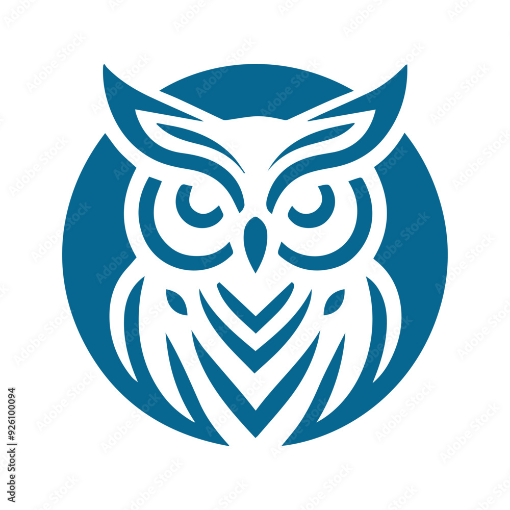 modern minimal owl illustration logo modern minimal owl illustration logo