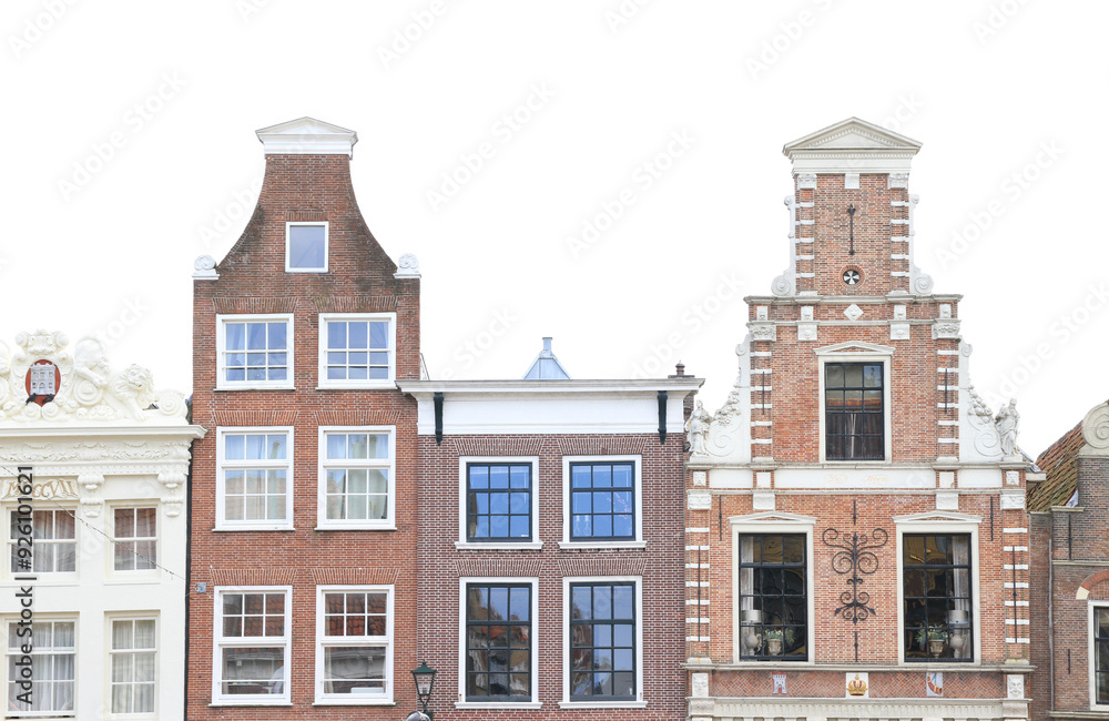 Fototapeta premium Fachadas de edificios en los Países Bajos