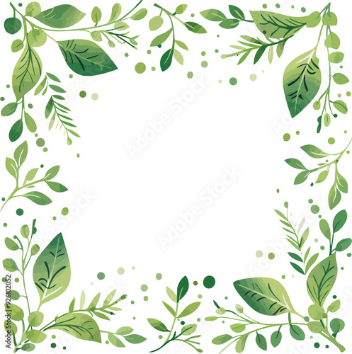 Elegant hand-drawn illustrations of plants, dividers, and wreaths with decorative border frames, featuring intricate details and natural motifs ideal for design elements and decorative projects