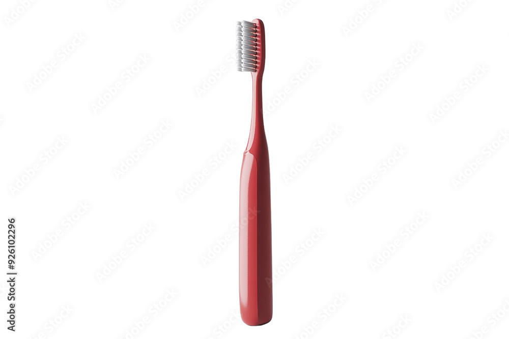 Modern red electric toothbrush with sleek design isolated on transparent background. High-quality oral hygiene tool for effective teeth cleaning. Modern red electric toothbrush with sleek design isolated on transparent background. High-quality oral hygiene tool for effective teeth cleaning.