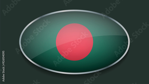 Eclipse Shape of BANGLADESH Flag with Original color Free Download Eclipse Shape of BANGLADESH Flag with Original color - GFXLoad