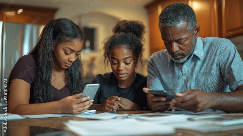 Family Gathering Around a Family Gathering Around a