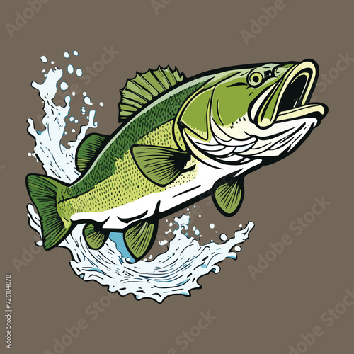 Cute fish vector illustration design
