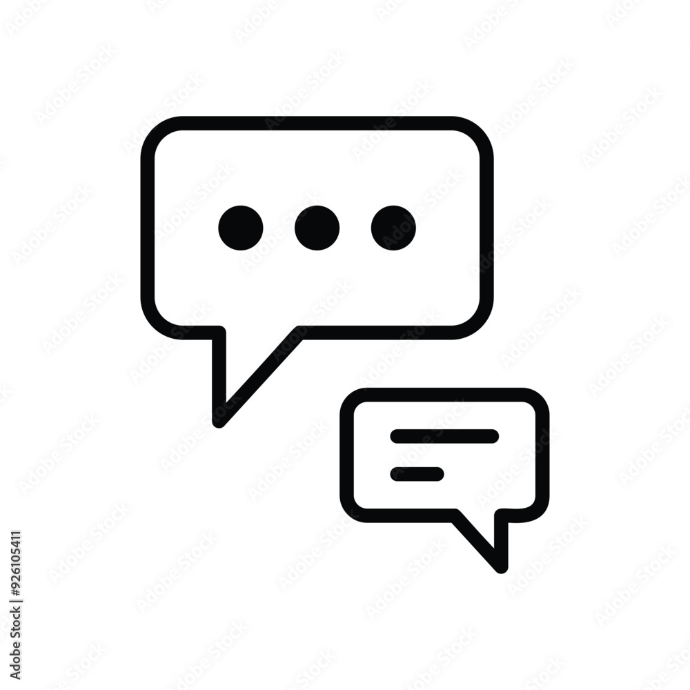 Communication vector icon Communication vector icon