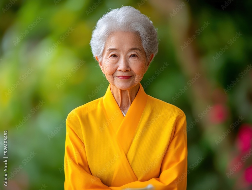 Timeless Elegance: Japanese Woman in Kimono Timeless Elegance: Japanese Woman in Kimono