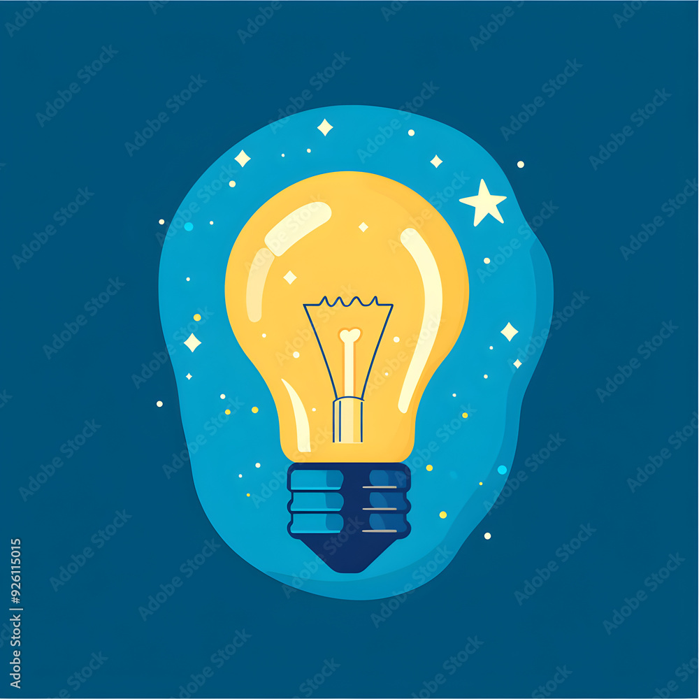 Light bulb with futuristic design, innovation and future growth Light bulb with futuristic design, innovation and future growth