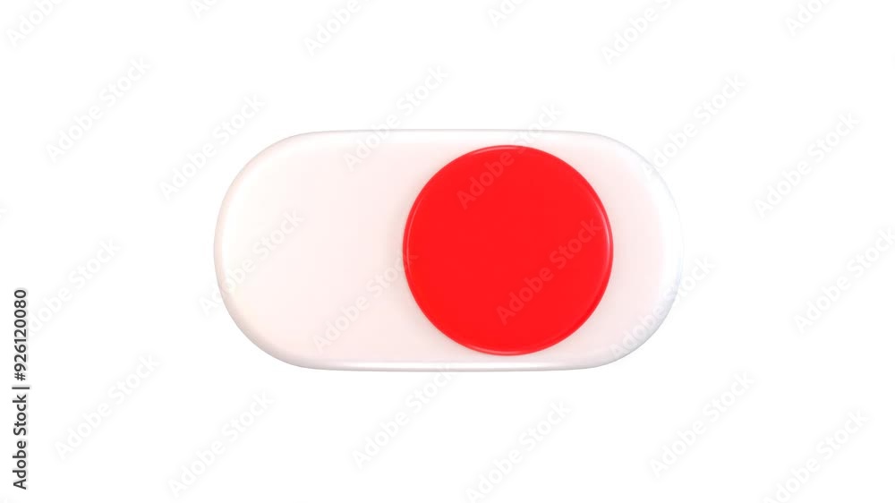 3d toggle switch on and off button animation on red and green color animation button 3d toggle switch on and off button animation on red and green color animation button