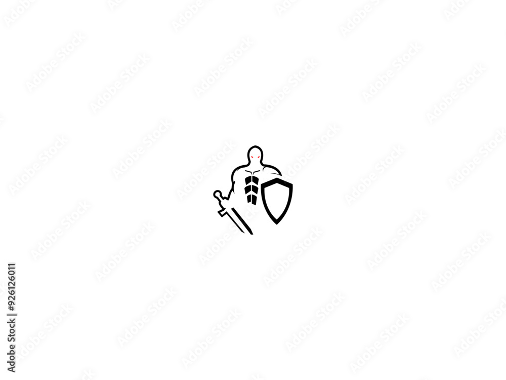 Warrior logo design Warrior logo design