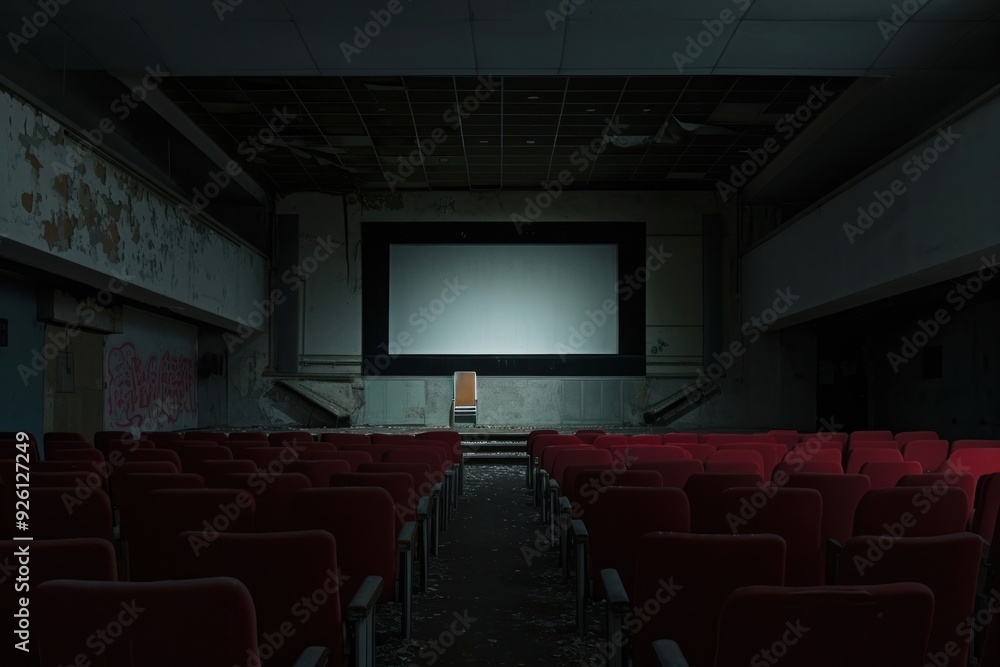 Fototapeta premium Cinema architecture building cinema.