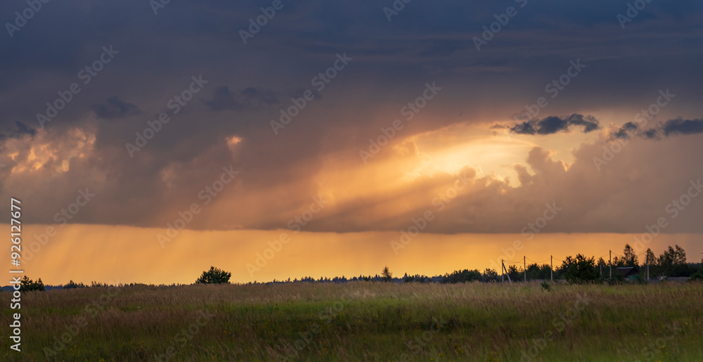 A cloudy sky with a sun shining through the clouds A cloudy sky with a sun shining through the clouds
