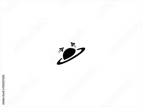 Saturn logo design