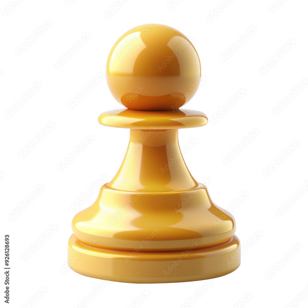 3D yellow chess pawn piece icon with a glossy finish. Perfect for use in digital projects, games, or strategy-related designs. Isolated on transparent background, png. 3D yellow chess pawn piece icon with a glossy finish. Perfect for use in digital projects, games, or strategy-related designs. Isolated on transparent background, png.
