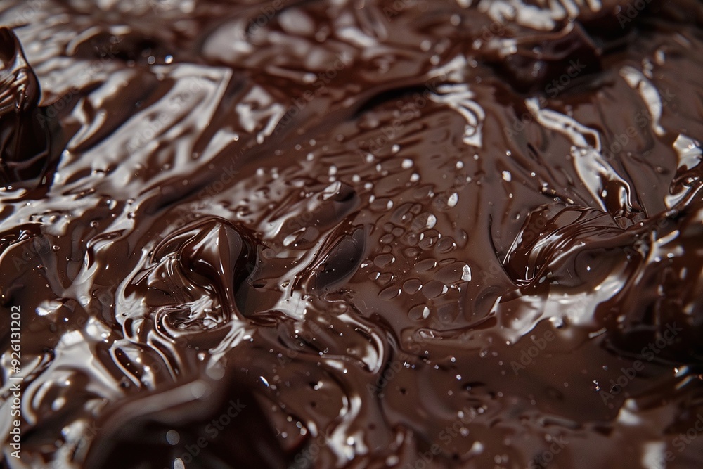 ai generative liquid chocolate background ai generative liquid chocolate background