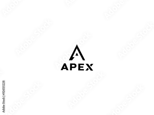 Apex logo design vector