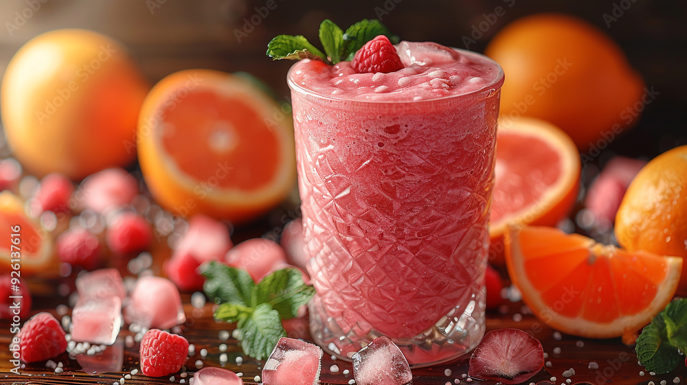 smoothie with fruits and ice cube
smoothie with fruits and ice cube