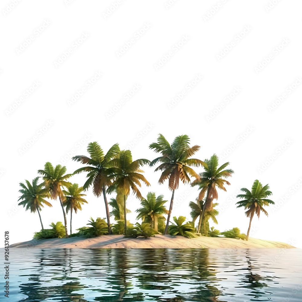 Obraz premium palm tree on the beach