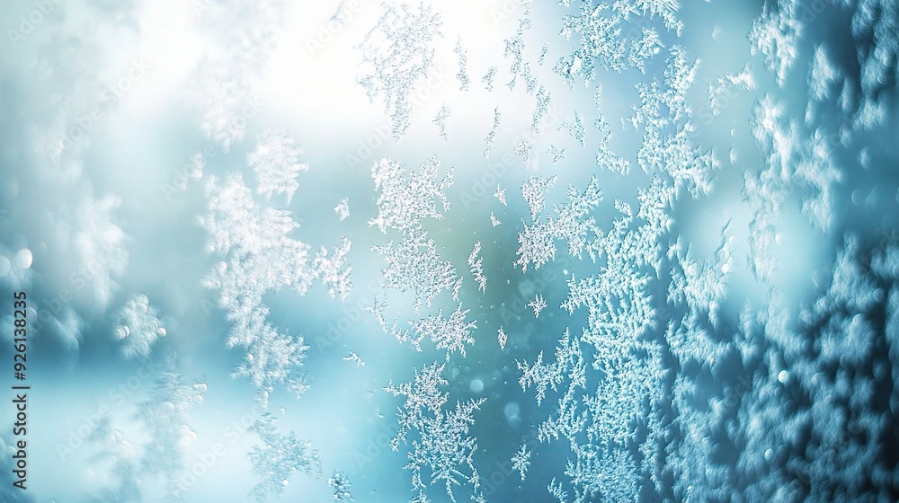 A winter background with frost patterns on glass, capturing the beauty of the cold season, copy space, High quality, + --ar 16:9 --v 6.1 Job ID: e458a3fc-d2b2-4392-a4b9-e97850838e92 A winter background with frost patterns on glass, capturing the beauty of the cold season, copy space, High quality, + --ar 16:9 --v 6.1 Job ID: e458a3fc-d2b2-4392-a4b9-e97850838e92