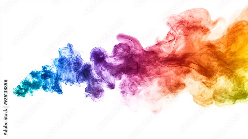 Fototapeta premium Abstract Colorful Smoke