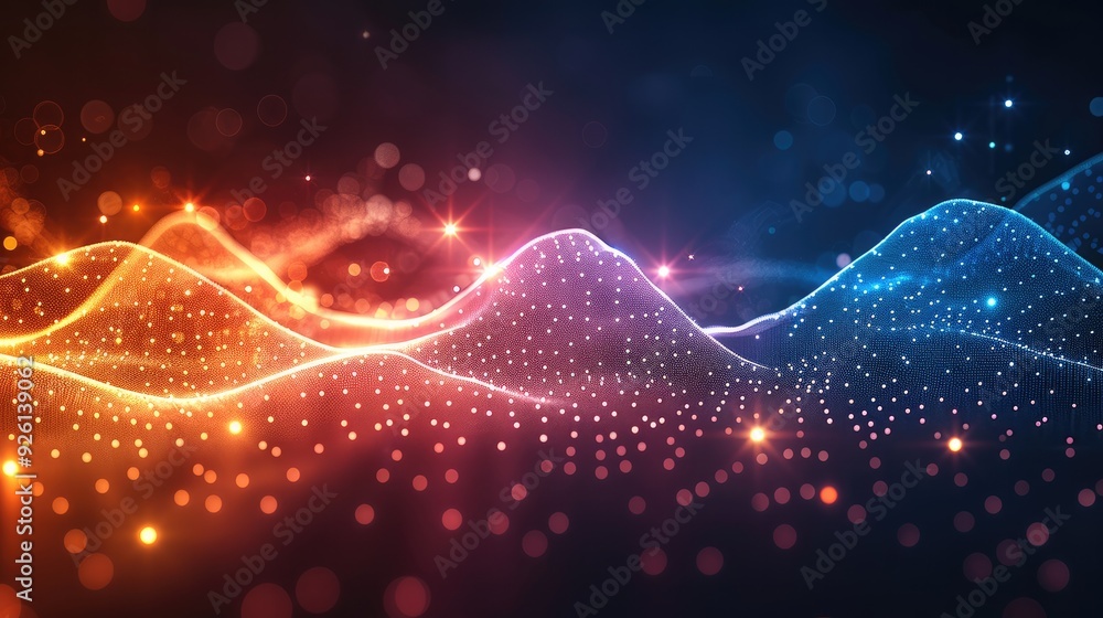 A glowing network of technology nodes and lines. Banners, posters, and social media backgrounds with a modern and sophisticated look. Generative AI. A glowing network of technology nodes and lines. Banners, posters, and social media backgrounds with a modern and sophisticated look. Generative AI.