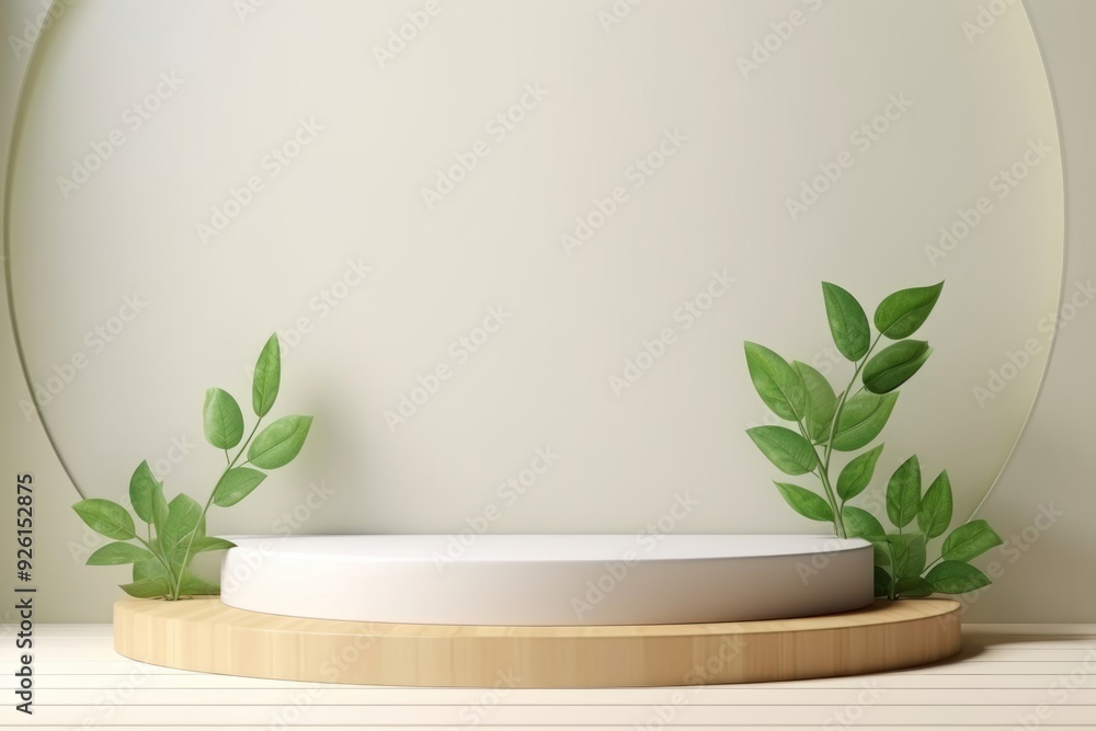 Podium plant green leaf. Podium plant green leaf.
