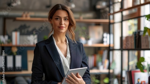 The Businesswoman With Tablet