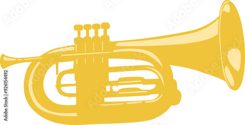 golden horn Vector